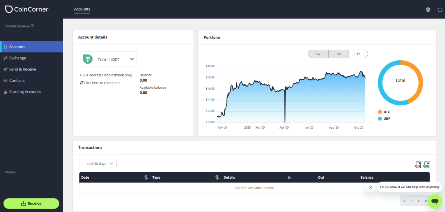 Sending and Receiving USDT – CoinCorner